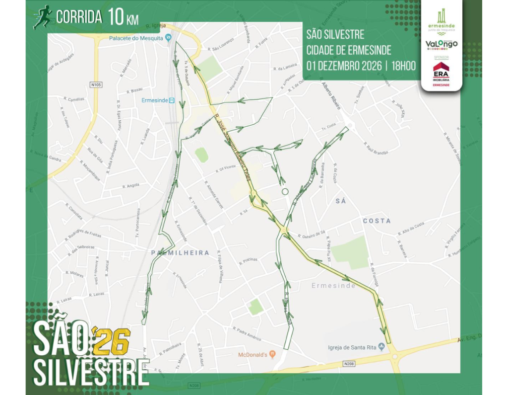 São Silvestre Cidade de Ermesinde 2026
