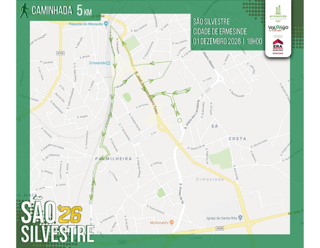 São Silvestre Cidade de Ermesinde 2026