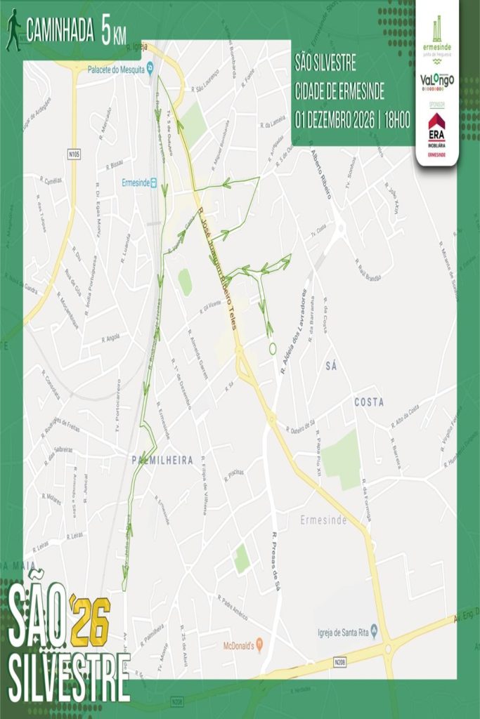 São Silvestre Cidade de Ermesinde 2026